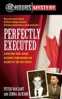 Oben steht "48 Hours Mystery", gefolgt von "Perfectly Executed". Zwei Männerfotos, im Hintergrund die kanadische Flagge.