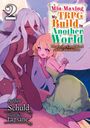 Text: "Min-Maxing My TRPG Build in Another World. Preach the Good Word of Mr. Henderson." Zwei Figuren, eine mit Flügeln.