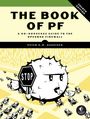 „THE BOOK OF PF“, „A NO-NONSENSE GUIDE TO THE OPENBSD FIREWALL“, Illustration: Kugelfisch mit Stoppschild, kleine Insekten.