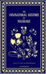 Der Text "The Unnatural History of Malware" und "Lena Yu aka LambdaMamba". Gelbe Illustrationen auf dunklem Hintergrund.