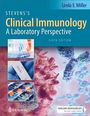 "Stevens's Clinical Immunology: A Laboratory Perspective, Sixth Edition" von Linda E. Miller. Laborbilder und bunte Zellen.