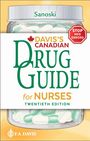 Oben: "Sanoski". Haupttext: "Davis's Canadian Drug Guide for Nurses, Twentieth Edition". Stoppschild: "STOP MED ERRORS". Unten Logo.