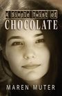 "A Simple Twist of Chocolate" und "Maren Muter" in einem Vintage-Stil über einem Gesichts-Porträt.