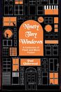 "Ninety Tiny Windows: A Collection of Flash and Micro Fiction" von Paul Underwood. Illustration mit vielen Fenstern und Katzensilhouetten.