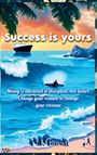 „Success is yours.“ Darunter: „Money is attracted to discipline, not desire. Change your routine to change your revenue.“ Oben ein Schiff, Wellen, Palmen und Felsen, unten ein Logo.