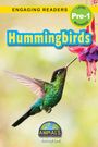 "Engaging Readers Level Pre-1 Beginner Hummingbirds" mit Kolibri nah an einer Blüte. Unten steht "ANIMALS" und "Ashley Lee".