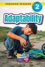 "Engaging Readers Level 2 Reading with Help. Adaptability. Good Character Traits. Ashley Lee. Junge repariert Spielzeugauto."
