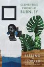 Texte: "Clementine Ewokolo Burnley", "Belling the Leopard", "James Berry Poetry Prize". Schwarze Frau, große Blätter.