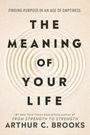 „THE MEANING OF YOUR LIFE“ von Arthur C. Brooks, konzentrische Kreise im Sandhintergrund.