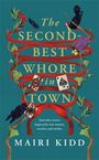 „The Second-Best Whore in Town“. Rote Bänder, Spielkarten, Raben, Pflanzen, Name: Mairi Kidd.