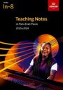 : Teaching Notes on Piano Exam Pieces 2023 & 2024, ABRSM Grades In-8, Buch