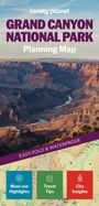 „GRAND CANYON NATIONAL PARK Planning Map“; „EASY-FOLD & WATERPROOF“; Naturpanorama mit Fluss, Felsen, Karte.