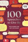 Meredith Macardle: 100 Speeches to Live by, Buch