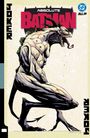 "Absolute Batman" und "Joker" stehen auf dem Cover. Eine Kreatur mit weißen Muskeln und langem Schwanz zeigt Zähne.