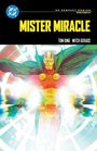 Text oben: "MISTER MIRACLE", "DC COMPACT COMICS ADVENTURE", "TOM KING", "MITCH GERADS". Illustration: Ein bunter Held mit Umhang.