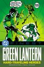 In grüner Umgebung sagt eine Figur: „In brightest day...“; eine andere: „Never again!“. Unten steht "Green Lantern".