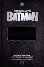 ABSOLUTE BATMAN, DELUXE EDITION. Namen: Scott Snyder, Nick Dragotta, Marcos Martín, Frank Martin. Oben ein rundes Logo.