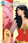 „Wonder Woman Vol. 6: The Wonder War Act II“ erscheint über zwei Figuren. Eine Frau mit gelbem Lasso, kräftig.