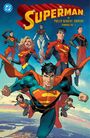 Text: "Superman by Phillip Kennedy Johnson Omnibus Vol. 2". Mehrere Superhelden fliegen dynamisch am Himmel.