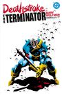 "Deathstroke The Terminator" oben, "By Marv Wolfman Omnibus Vol. 2" daneben. Ein bewaffneter Mann in Rüstung kniet auf dem Boden.