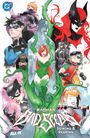 „BATMAN BAD SEEDS“, „Sowing & Reaping“, „ALL IN“. Held:innen und Schurken aus dem Batman-Universum in dynamischer Pose.