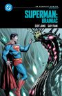 "SUPERMAN: BRAINIAC," DC Comics, Autoren Geoff Johns und Gary Frank. Illustration zeigt Superman und Brainiac konfrontierend.