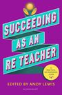 Titel: "SUCCEEDING AS AN RE TEACHER". Bearbeitet von Andy Lewis. Hintergrund in Lila, Sonnenmotiv oben.