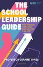 "The School Leadership Guide" in großen, weißen Buchstaben; bunte Pfeile zeigen nach oben auf einem dunklen Hintergrund.