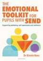 „The Emotional Toolkit for Pupils with SEND“ in großen Buchstaben. Darunter bunte geometrische Figuren.