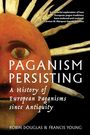 "Paganism Persisting: A History of European Paganisms since Antiquity" von Robin Douglas & Francis Young. Illustration mit Sonne und Strahlen.