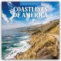 : Coastlines of Amerika - Amerikanische Küsten 2025 - 16-Monatskalender, KAL