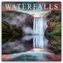 Avonside Publishing Ltd: Waterfalls - Wasserfälle 2025 - 16-Monatskalender, KAL