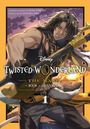 Text: Disney Twisted-Wonderland The Manga: Book of Savanaclaw 1. Illustration eines muskulösen Charakters mit einem Stab.