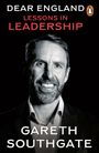 „DEAR ENGLAND: LESSONS IN LEADERSHIP“ steht oben. Darunter "GARETH SOUTHGATE“. Ein lächelnder Mann in Schwarzweiß.