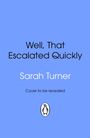 Text: "Something's Got To Give", "Sarah Turner", "Cover to be revealed". Unten ist ein Logo mit einem Pinguin. Hintergrund blau.