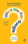 Buchtitel: "What We Ask Google". Ein gelber Hintergrund mit einem großen Fragezeichen und einem Pinguin-Logo.