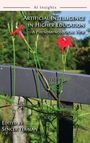 Text: "AI Insights, Artificial Intelligence in Higher Education: A Phenomenological View, Edited by Sencer Yeralan." Rote Blumen ranken an einem Geländer.