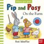 Axel Scheffler: Pip and Posy, Where are you? On the Farm (A Felt Flaps Book), Buch