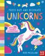 : Press Out and Decorate: Unicorns, Buch