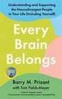 "Every Brain Belongs" von Barry M. Prizant. Bunte, abstrakte Hintergründe. Thema: Unterstützung neurodivergenter Menschen.