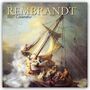 Es steht "REMBRANDT" und "2027 Calendar". Eine turbulente Seeszene mit einem kleinen Segelboot und Menschen im Sturm.