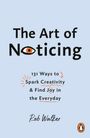 „The Art of Noticing“ und „131 Ways to Spark Creativity & Find Joy in the Everyday“; ein Auge als Symbol.