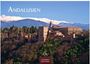 "Andalusien" und "2027" stehen oben, "Casares Edition" unten auf einem Bild der Alhambra vor Bergen.