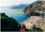 Der Text "KORSIKA", "2027" und "CASARES EDITION" steht über einer Küstenlandschaft mit Strand, Meer und Bergen im Hintergrund.