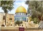 Text: "ISRAEL" und "CASARES EDITION". 
Ein goldenes Kuppelgebäude mit blauer Mosaikfassade, umgeben von Bäumen.