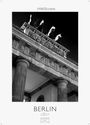H.W. Schawe, Berlin 2027, Casares Fine Art Edition. Bleistiftzeichnung des Brandenburger Tors mit majestätischer Quadriga.