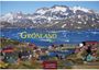 Oben steht "Grönland 2027". Unten rechts "CASARES EDITION". Bunte Häuser vor eisbedeckten Bergen an einem blauen Fjord.