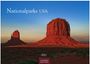 „Nationalparks USA“ und „2027“ oben, „CASARES EDITION“ unten. Rote Felsenlandschaft bei Sonnenuntergang.