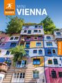 "MINI VIENNA," "Rough Guides," "Free eBook." Ein buntes, künstlerisches Gebäude mit Bäumen auf dem Dach.