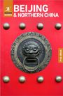 Text: "BEIJING & NORTHERN CHINA" und "Free eBook". 
Bild zeigt einen roten Türklopfer mit einem Löwenkopf-Design.